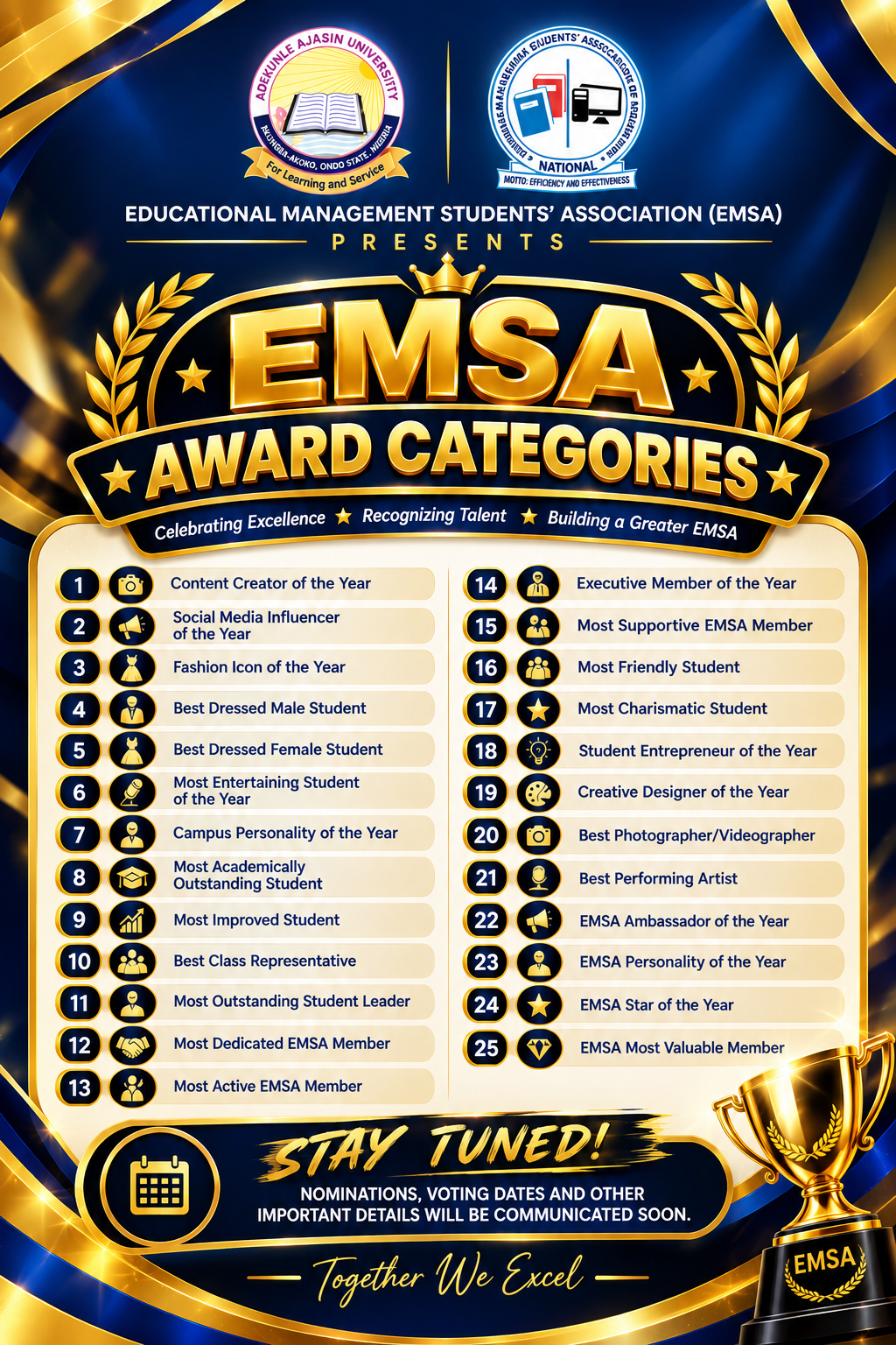 EMSA AWARD NOMINEES 2026