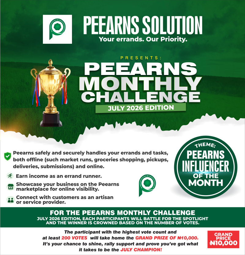 PEEARNS Monthly Challenge - July 2026 Edition